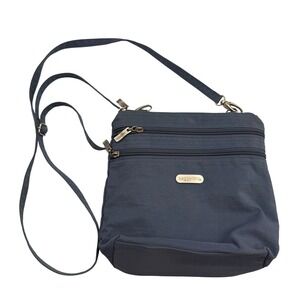 Baggallini Crossbody‎ Bag Blue Nylon Lightweight Travel Purse Shoulder Purse